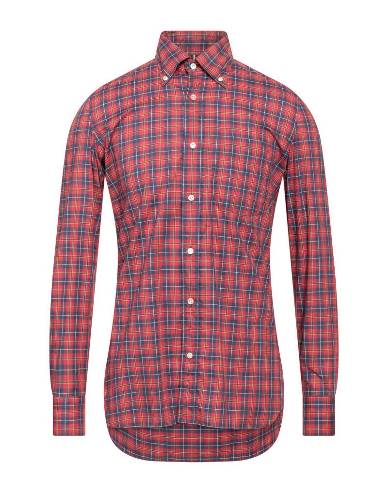 LUIGI BORRELLI NAPOLI Hemd Herren Rot von LUIGI BORRELLI NAPOLI
