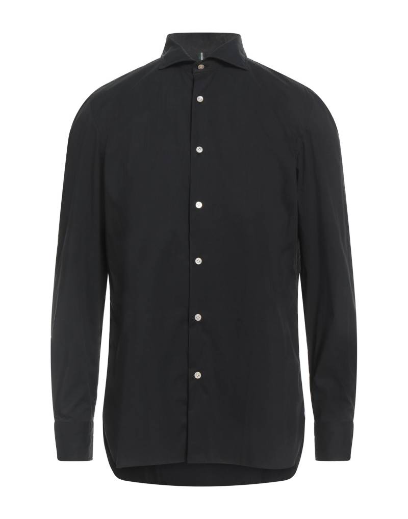 LUIGI BORRELLI NAPOLI Hemd Herren Schwarz von LUIGI BORRELLI NAPOLI