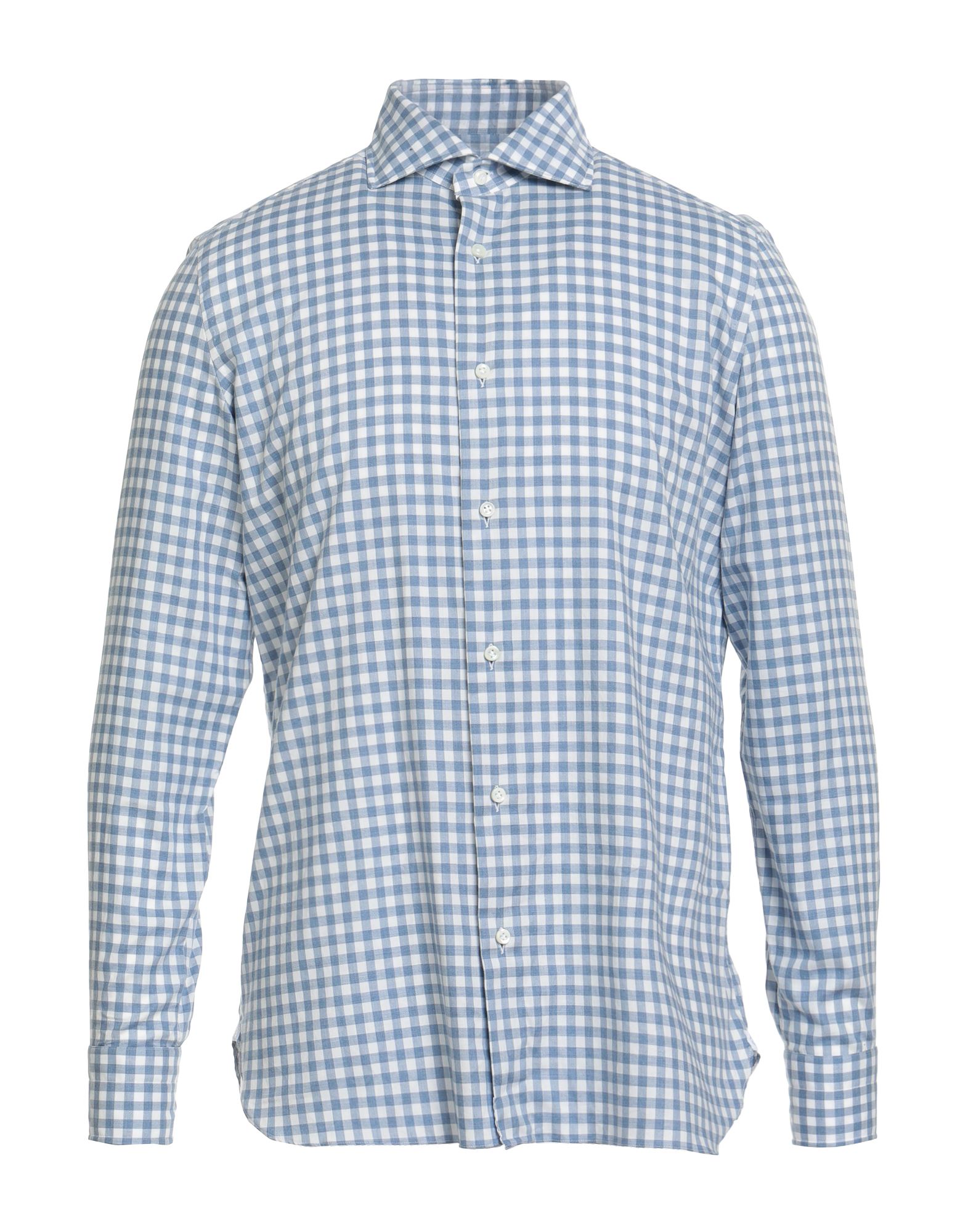 LUIGI BORRELLI NAPOLI Hemd Herren Taubenblau von LUIGI BORRELLI NAPOLI