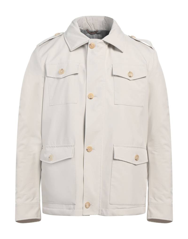 LUIGI BORRELLI NAPOLI Jacke & Anorak Herren Beige von LUIGI BORRELLI NAPOLI