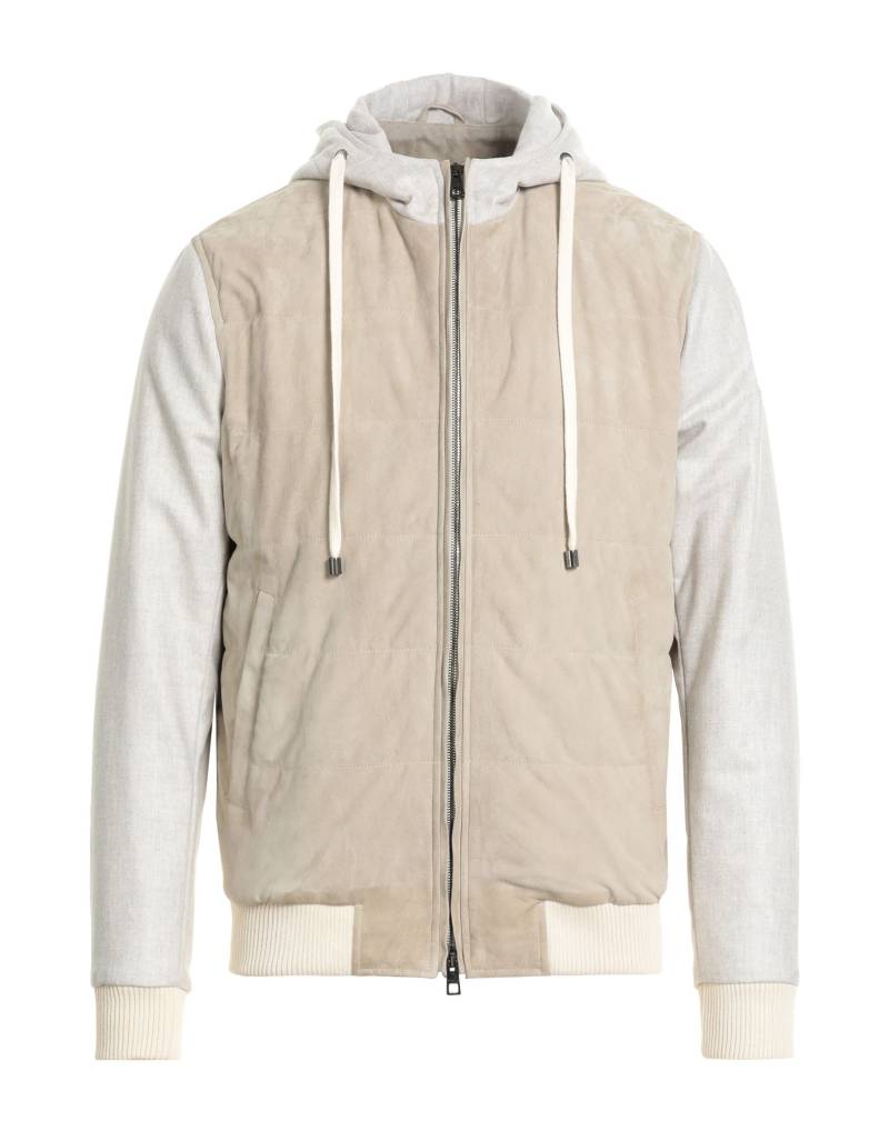 LUIGI BORRELLI NAPOLI Jacke & Anorak Herren Beige von LUIGI BORRELLI NAPOLI
