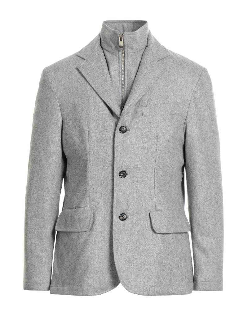 LUIGI BORRELLI NAPOLI Jacke & Anorak Herren Hellgrau von LUIGI BORRELLI NAPOLI