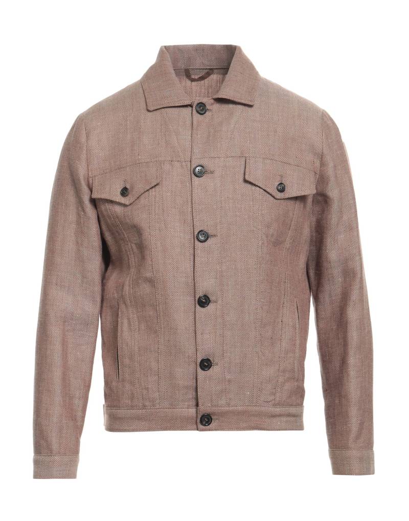 LUIGI BORRELLI NAPOLI Jacke & Anorak Herren Khaki von LUIGI BORRELLI NAPOLI