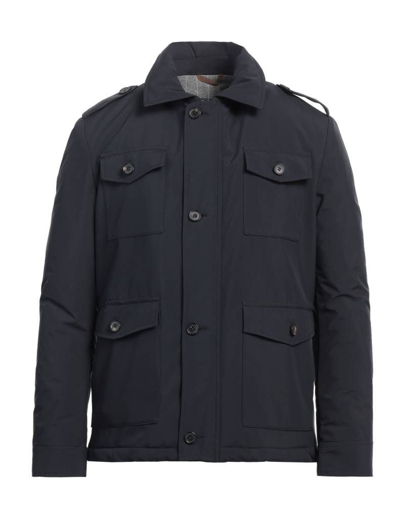 LUIGI BORRELLI NAPOLI Jacke & Anorak Herren Nachtblau von LUIGI BORRELLI NAPOLI