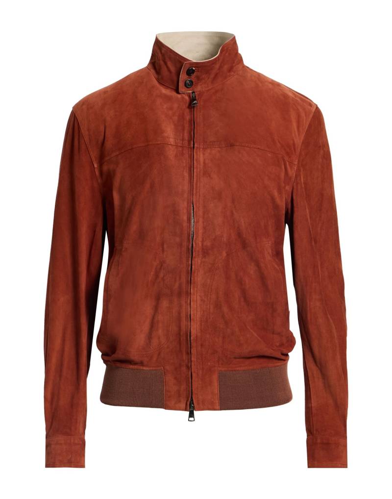 LUIGI BORRELLI NAPOLI Jacke & Anorak Herren Rostrot von LUIGI BORRELLI NAPOLI