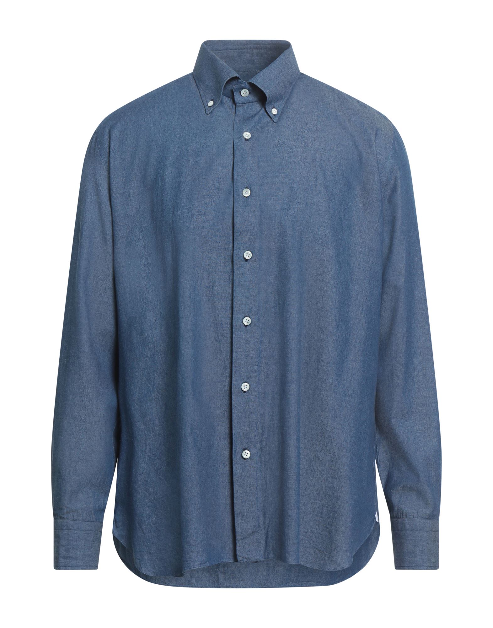 LUIGI BORRELLI NAPOLI Jeanshemd Herren Blau LUIGI BORRELLI NAPOLI Jeanshemd Herren Blau von LUIGI BORRELLI NAPOLI
