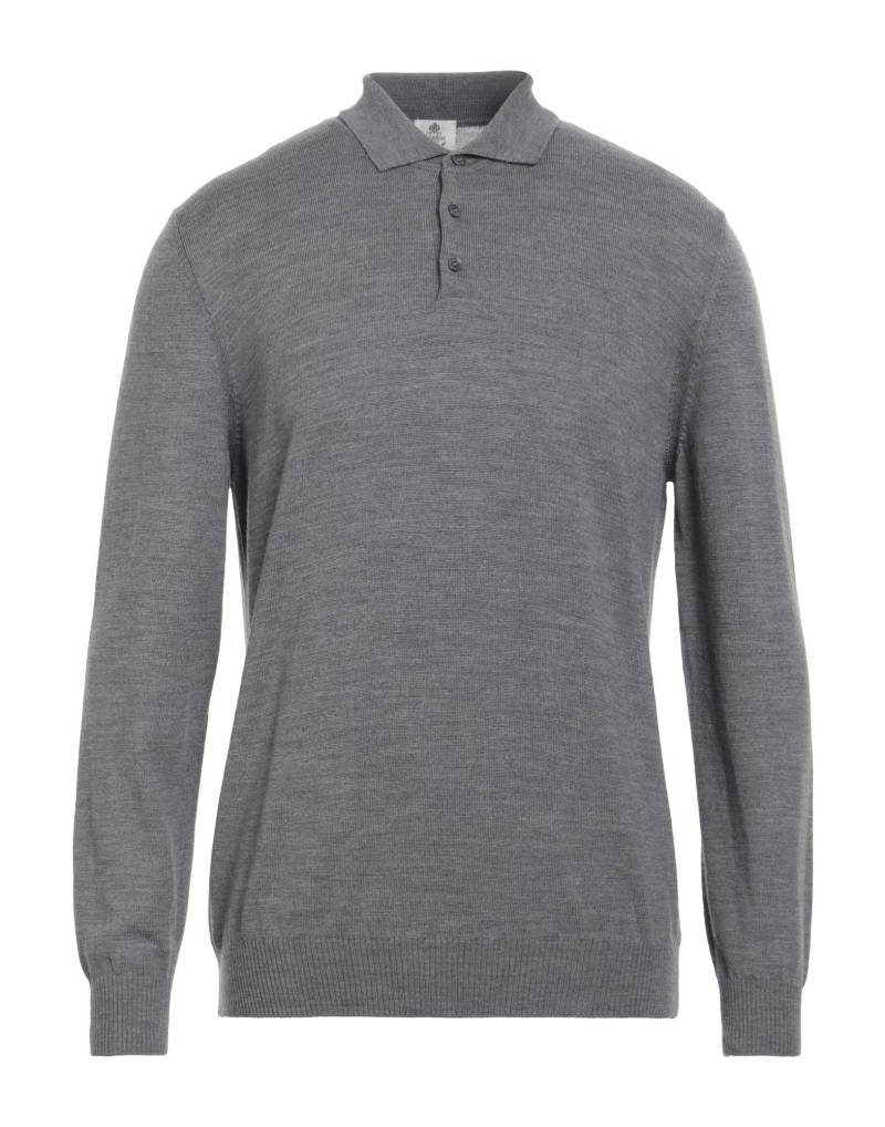 LUIGI BORRELLI NAPOLI Pullover Herren Blei von LUIGI BORRELLI NAPOLI