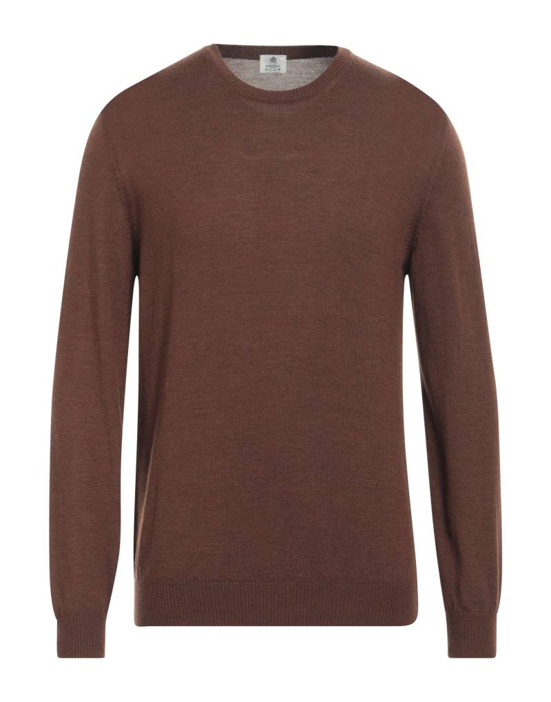 LUIGI BORRELLI NAPOLI Pullover Herren Braun von LUIGI BORRELLI NAPOLI