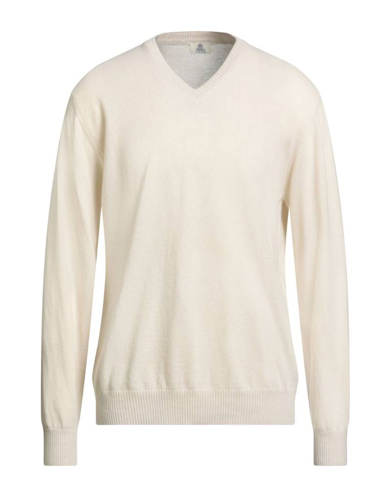 LUIGI BORRELLI NAPOLI Pullover Herren Elfenbein von LUIGI BORRELLI NAPOLI