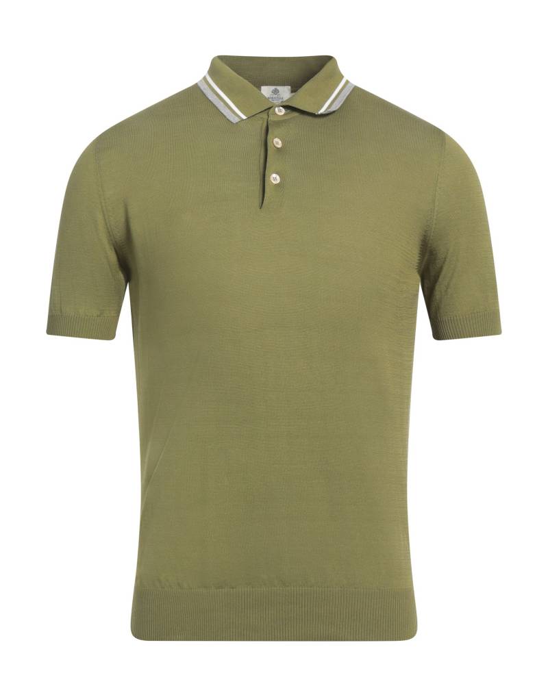 LUIGI BORRELLI NAPOLI Pullover Herren Militärgrün von LUIGI BORRELLI NAPOLI