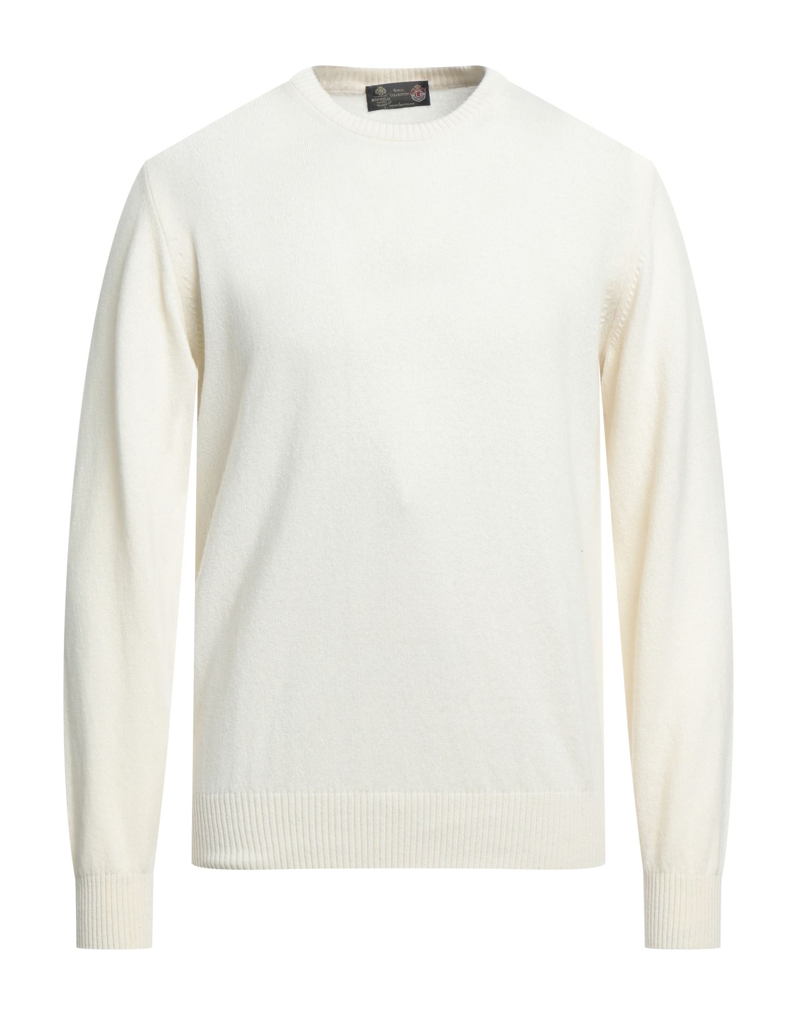 LUIGI BORRELLI NAPOLI Pullover Herren Off white von LUIGI BORRELLI NAPOLI