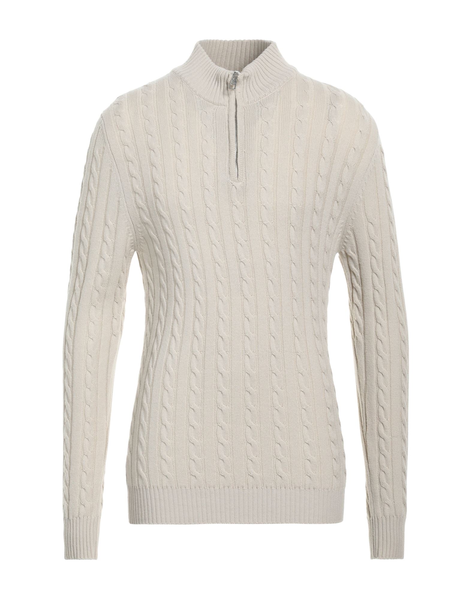 LUIGI BORRELLI NAPOLI Rollkragenpullover Herren Beige von LUIGI BORRELLI NAPOLI