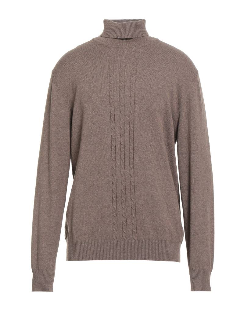 LUIGI BORRELLI NAPOLI Rollkragenpullover Herren Braun von LUIGI BORRELLI NAPOLI