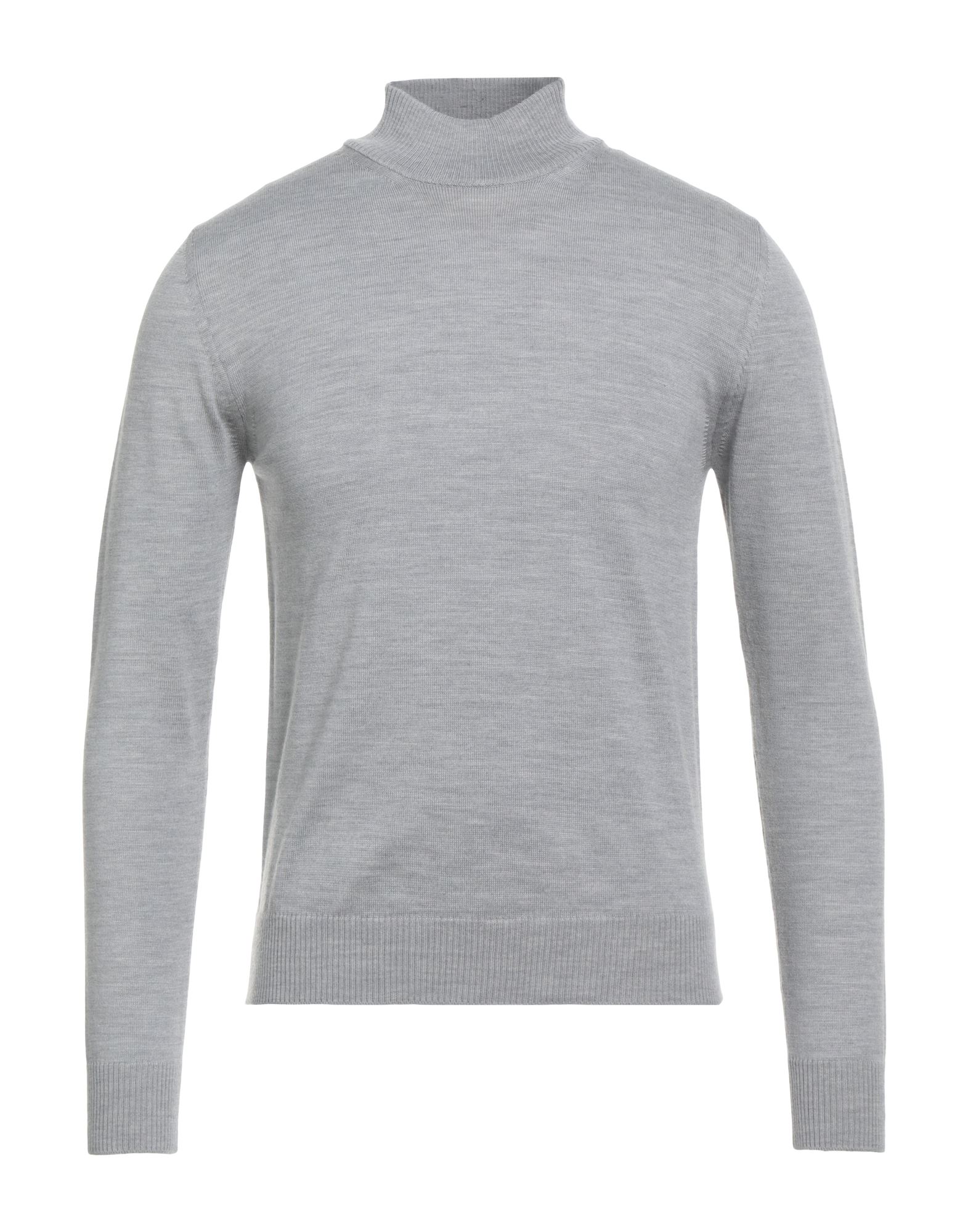 LUIGI BORRELLI NAPOLI Rollkragenpullover Herren Hellgrau von LUIGI BORRELLI NAPOLI