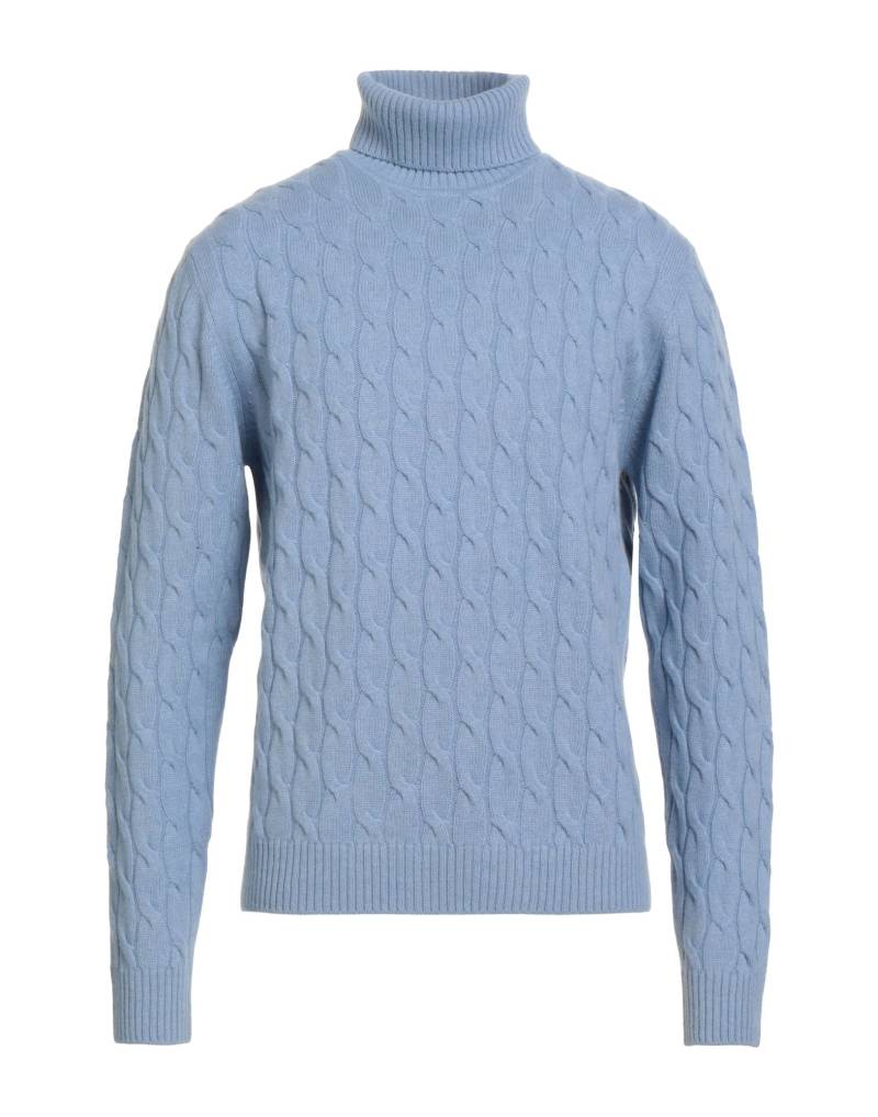 LUIGI BORRELLI NAPOLI Rollkragenpullover Herren Himmelblau von LUIGI BORRELLI NAPOLI