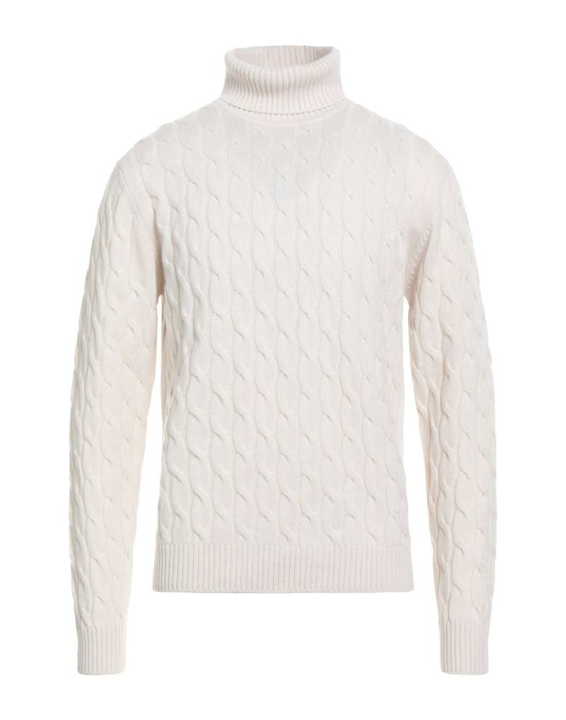 LUIGI BORRELLI NAPOLI Rollkragenpullover Herren Off white von LUIGI BORRELLI NAPOLI