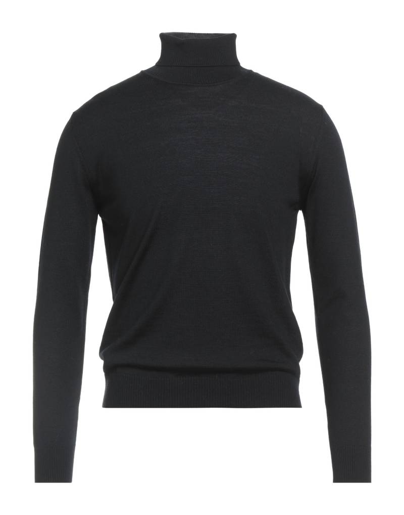 LUIGI BORRELLI NAPOLI Rollkragenpullover Herren Schwarz von LUIGI BORRELLI NAPOLI