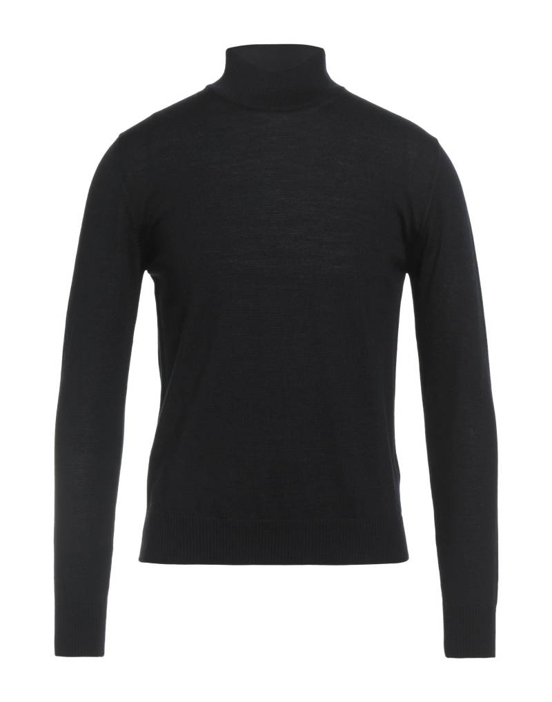 LUIGI BORRELLI NAPOLI Rollkragenpullover Herren Schwarz von LUIGI BORRELLI NAPOLI