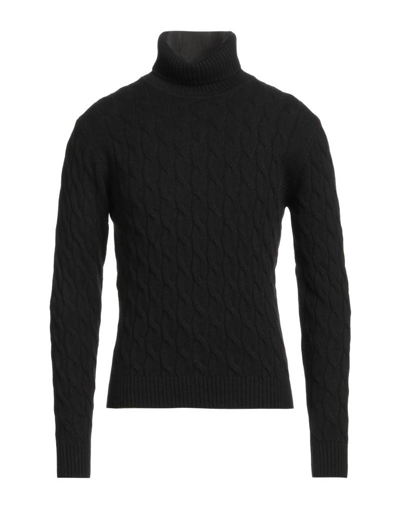 LUIGI BORRELLI NAPOLI Rollkragenpullover Herren Schwarz von LUIGI BORRELLI NAPOLI