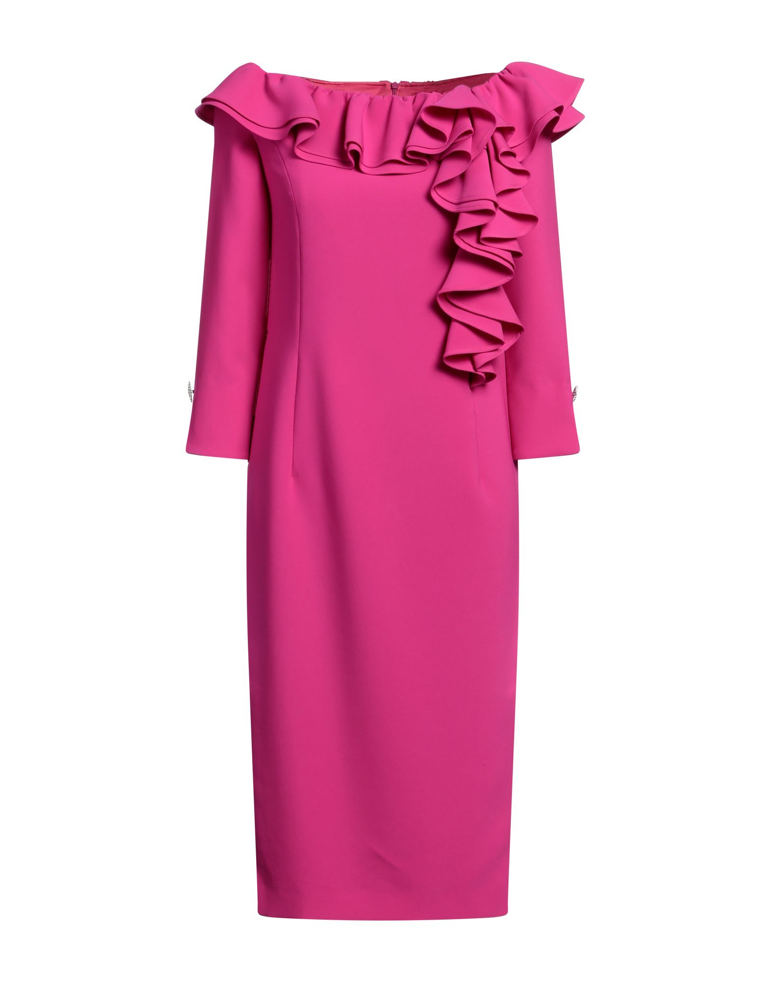 LUIS CIVIT Midi-kleid Damen Fuchsia von LUIS CIVIT