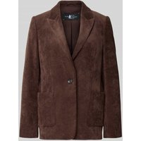 Luisa Cerano Blazer mit Reverskragen in Dunkelbraun, Größe 42 von LUISA CERANO