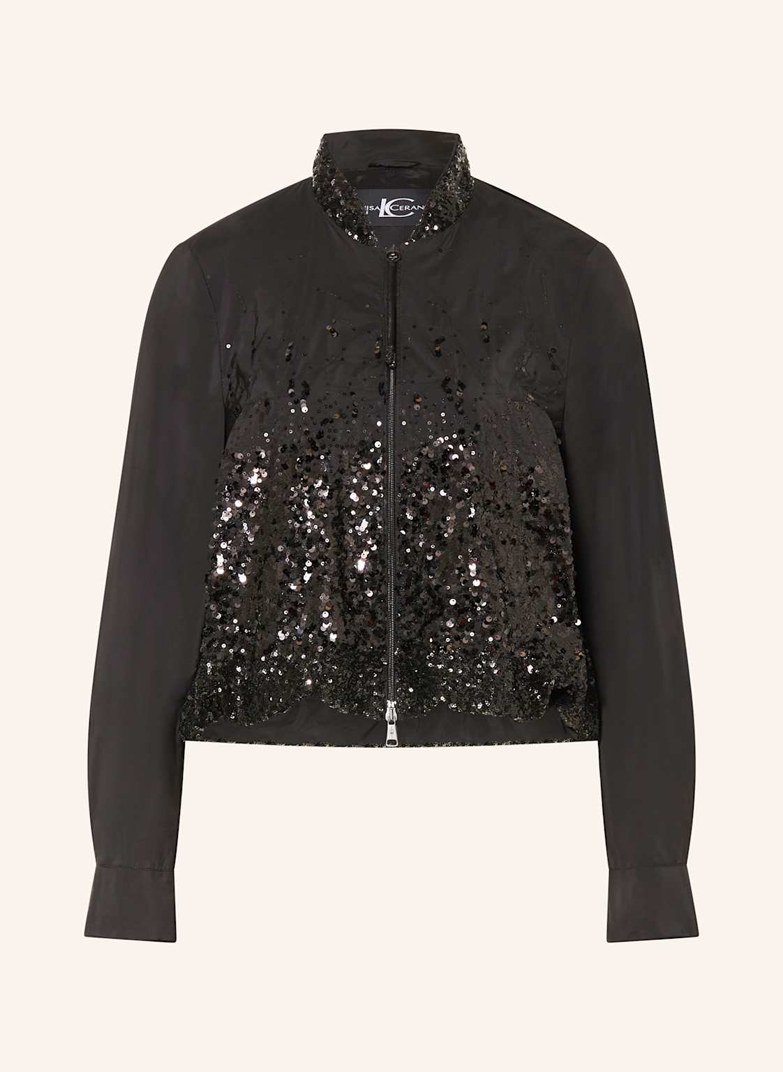 Luisa Cerano Blouson Mit Pailletten schwarz von LUISA CERANO