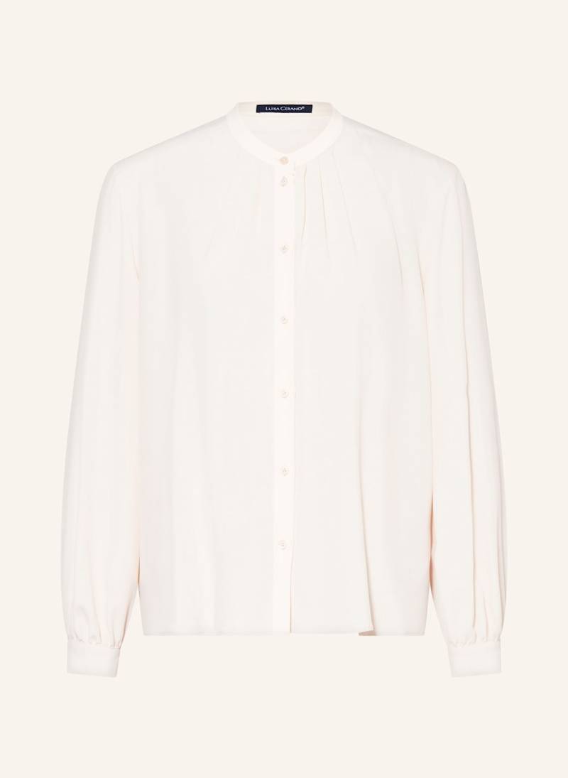 Luisa Cerano Bluse Mit Seide weiss von LUISA CERANO