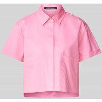 Luisa Cerano Bluse mit aufgesetzten Taschen in Pink, Größe 44 von LUISA CERANO