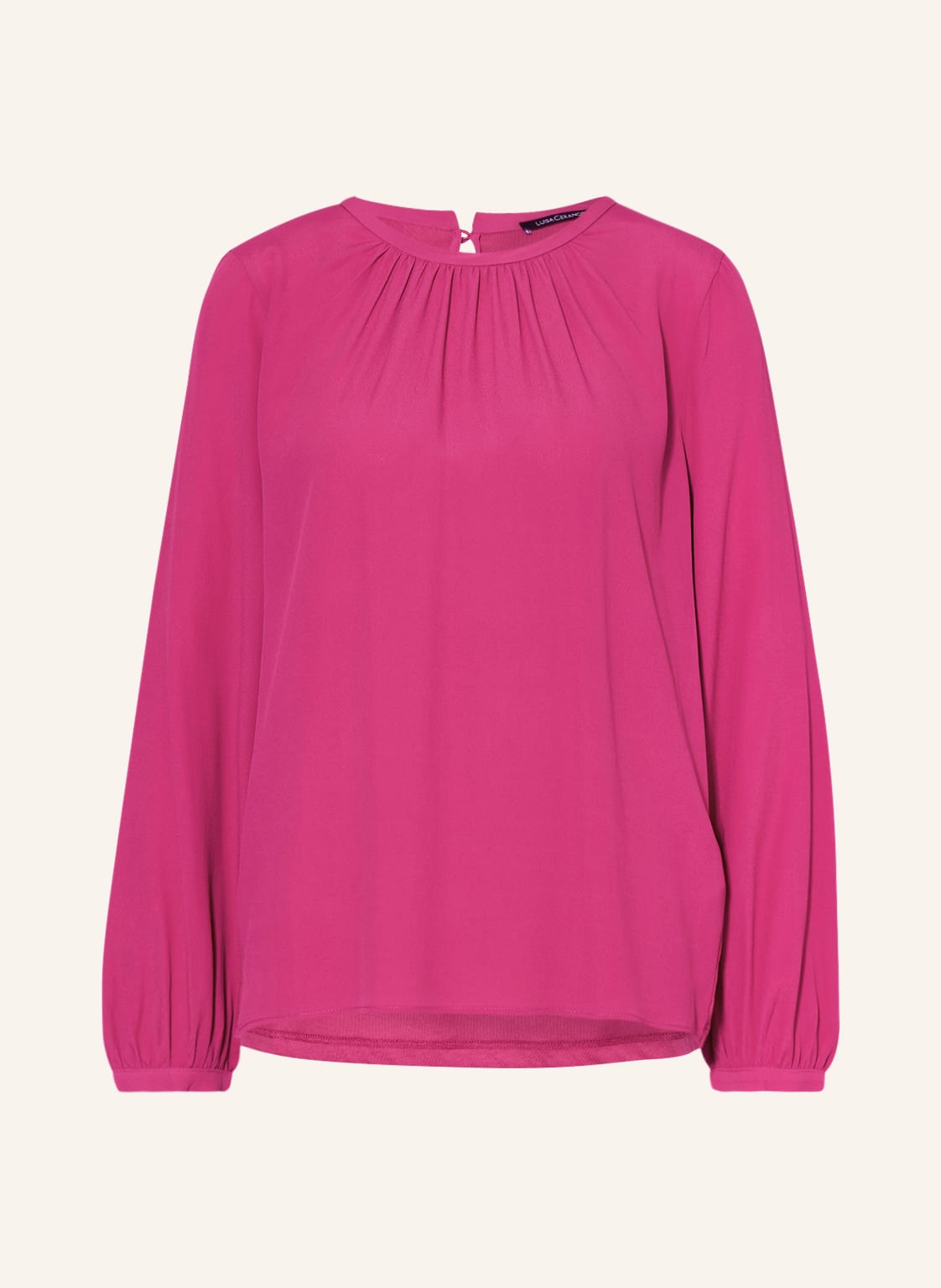 Luisa Cerano Blusenshirt Im Materialmix Mit Seide pink von LUISA CERANO