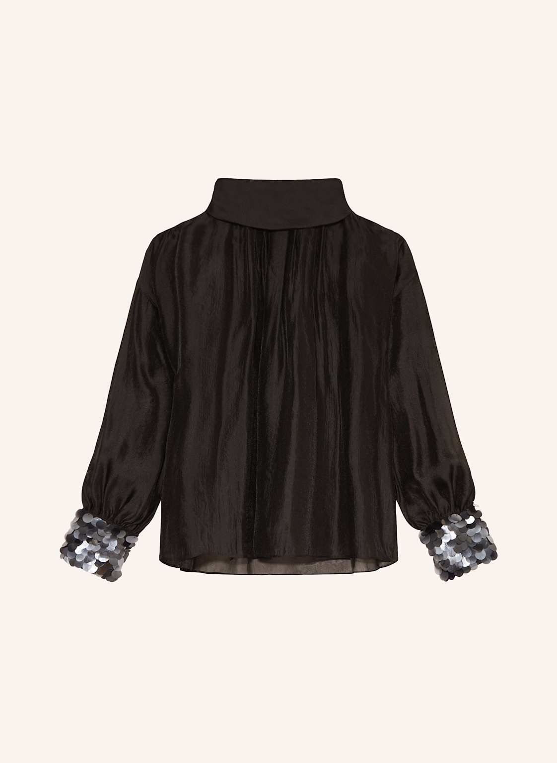 Luisa Cerano Blusenshirt Mit Pailletten schwarz von LUISA CERANO