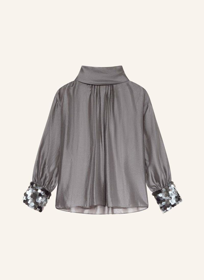 Luisa Cerano Blusenshirt Mit Pailletten silber von LUISA CERANO