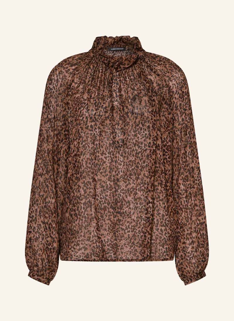 Luisa Cerano Blusenshirt Mit Rüschen rot von LUISA CERANO