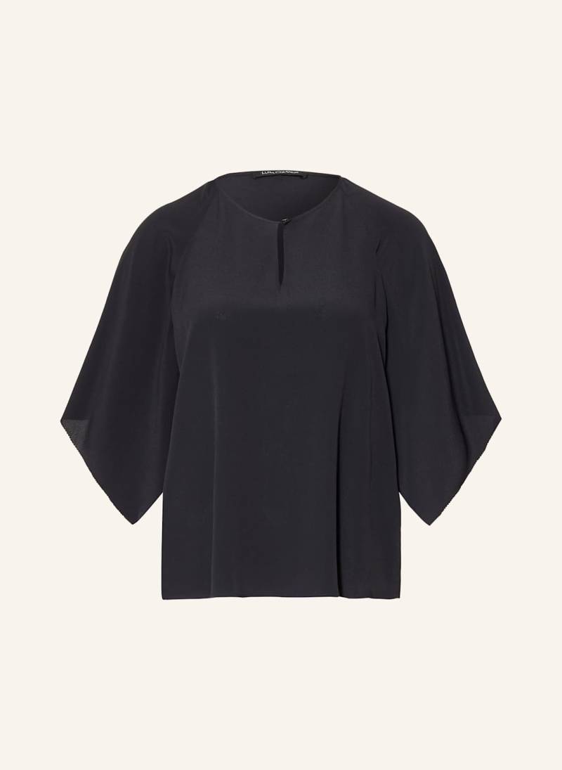 Luisa Cerano Blusenshirt Mit Seide Und 3/4-Arm blau von LUISA CERANO