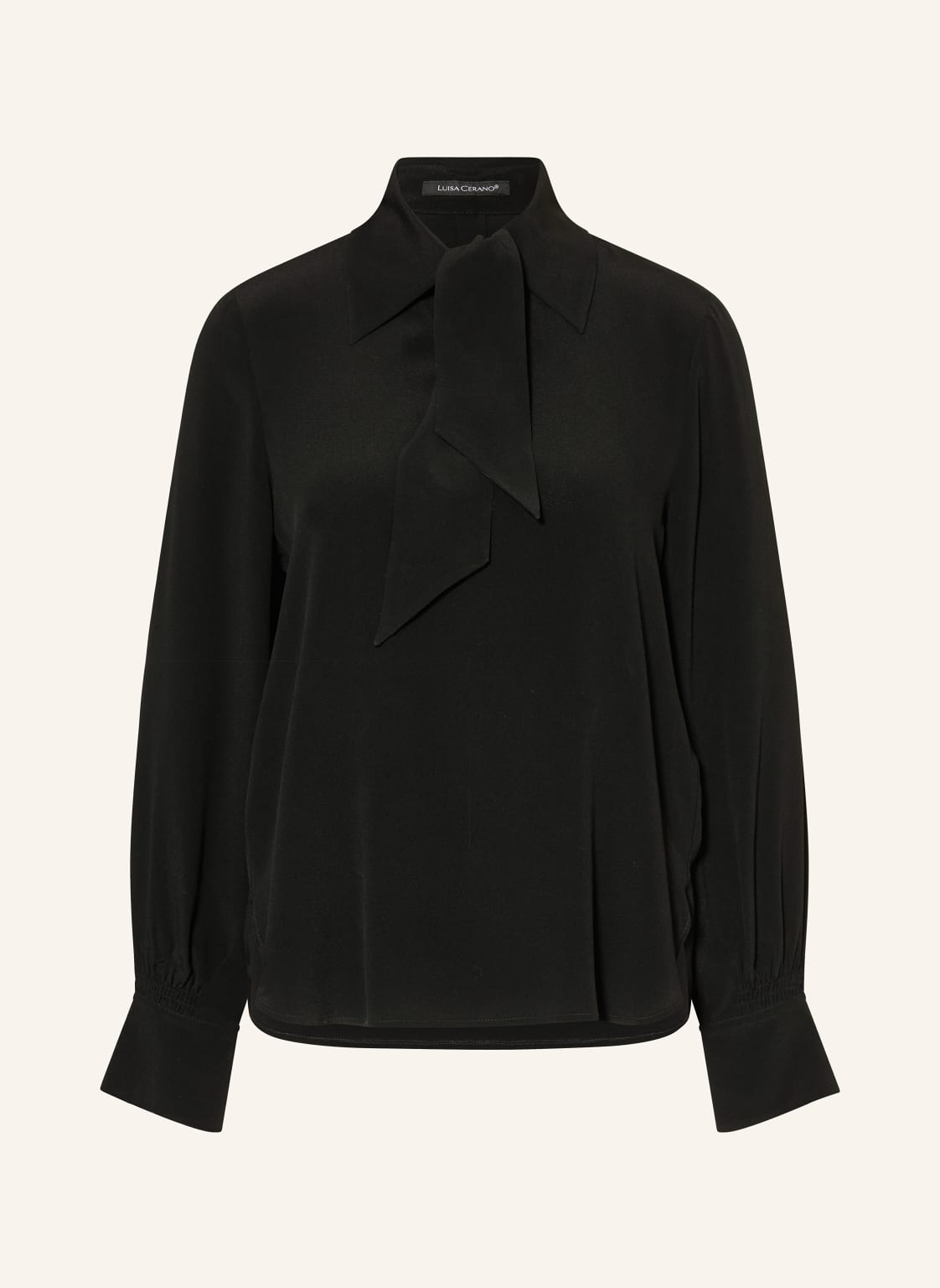 Luisa Cerano Blusenshirt Mit Seide schwarz von LUISA CERANO