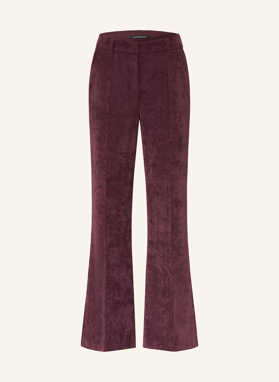 Luisa Cerano Bootcut-Hose Aus Cord lila von LUISA CERANO
