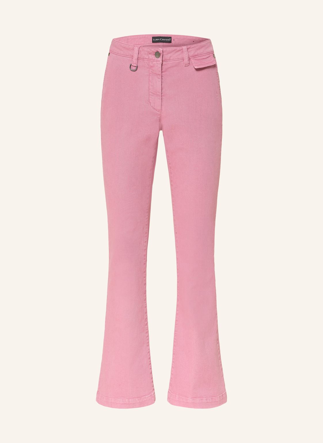Luisa Cerano Bootcut Jeans rosa von LUISA CERANO