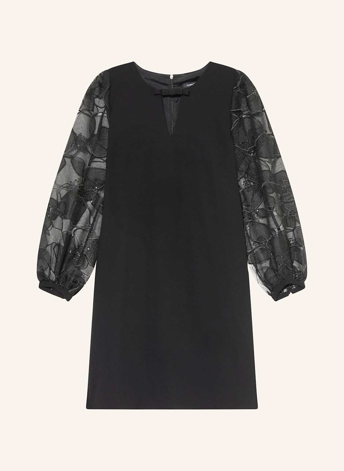 Luisa Cerano Cocktailkleid Mit Pailletten schwarz von LUISA CERANO