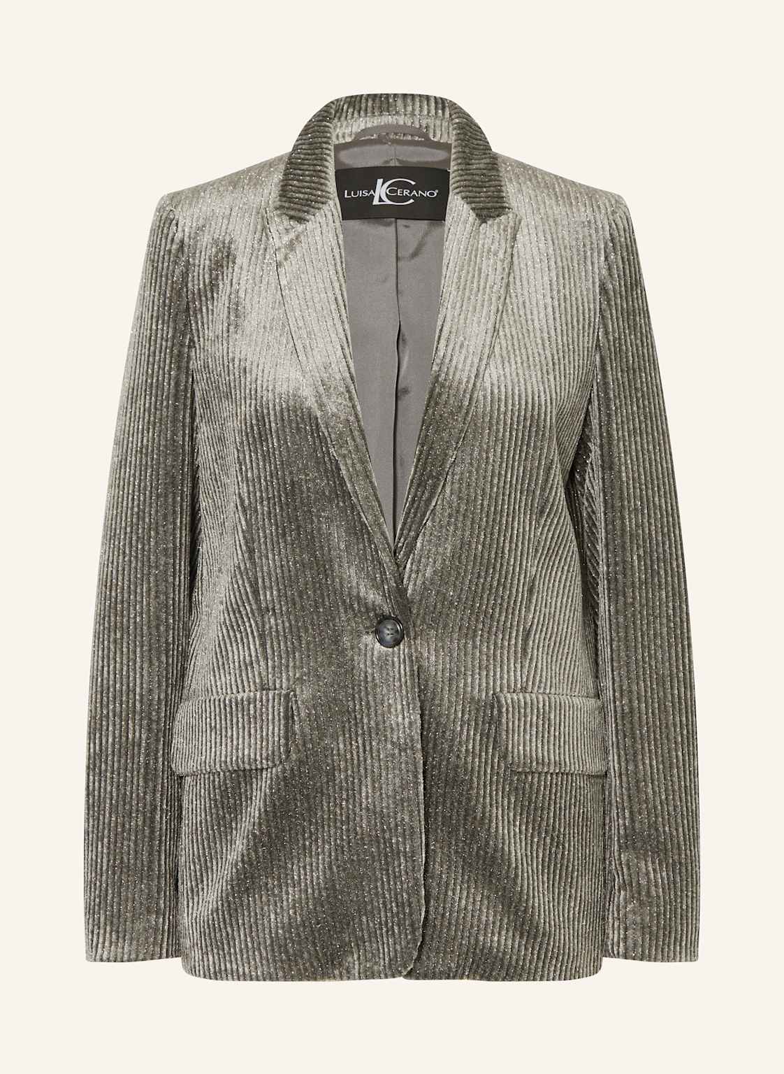 Luisa Cerano Cordblazer Mit Glitzergarn grau von LUISA CERANO