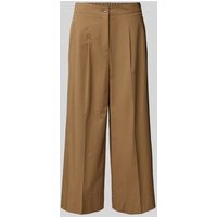 Luisa Cerano Culotte mit Bügelfalten in unifarbenem Design in Khaki, Größe 40 von LUISA CERANO