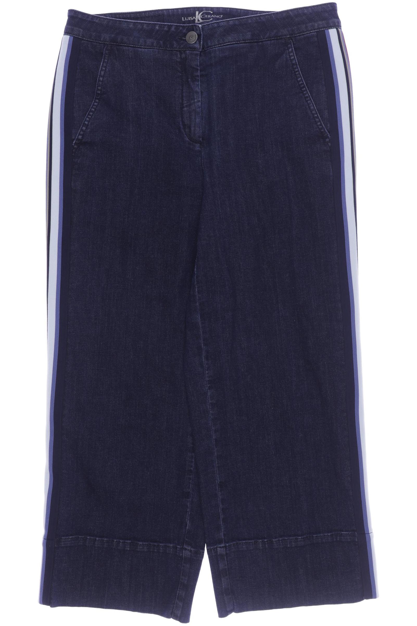 Luisa Cerano Damen Jeans, marineblau von LUISA CERANO