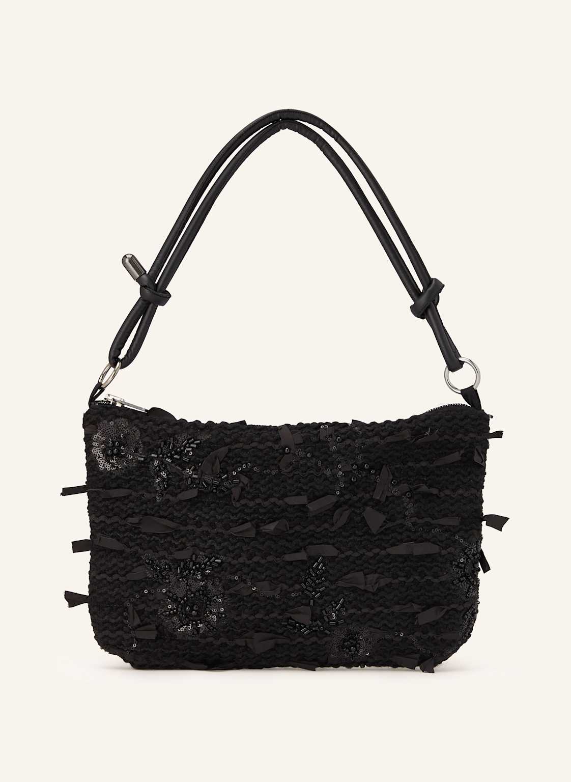 Luisa Cerano Handtasche Mit Pailletten schwarz von LUISA CERANO