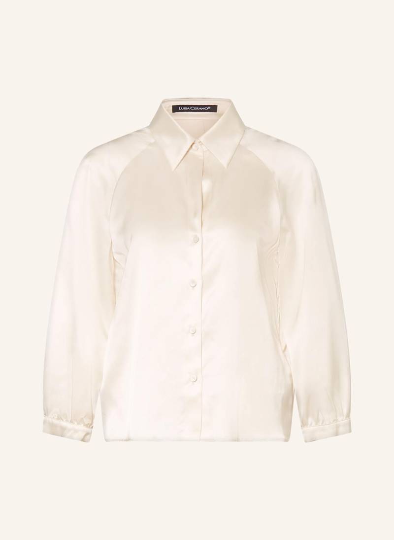 Luisa Cerano Hemdbluse Aus Seide weiss von LUISA CERANO