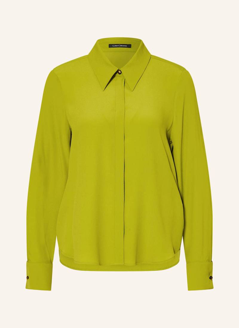 Luisa Cerano Hemdbluse Mit Seide gruen von LUISA CERANO