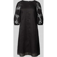 Luisa Cerano Knielanges Kleid in unifarbenem Design in Black, Größe 34 von LUISA CERANO