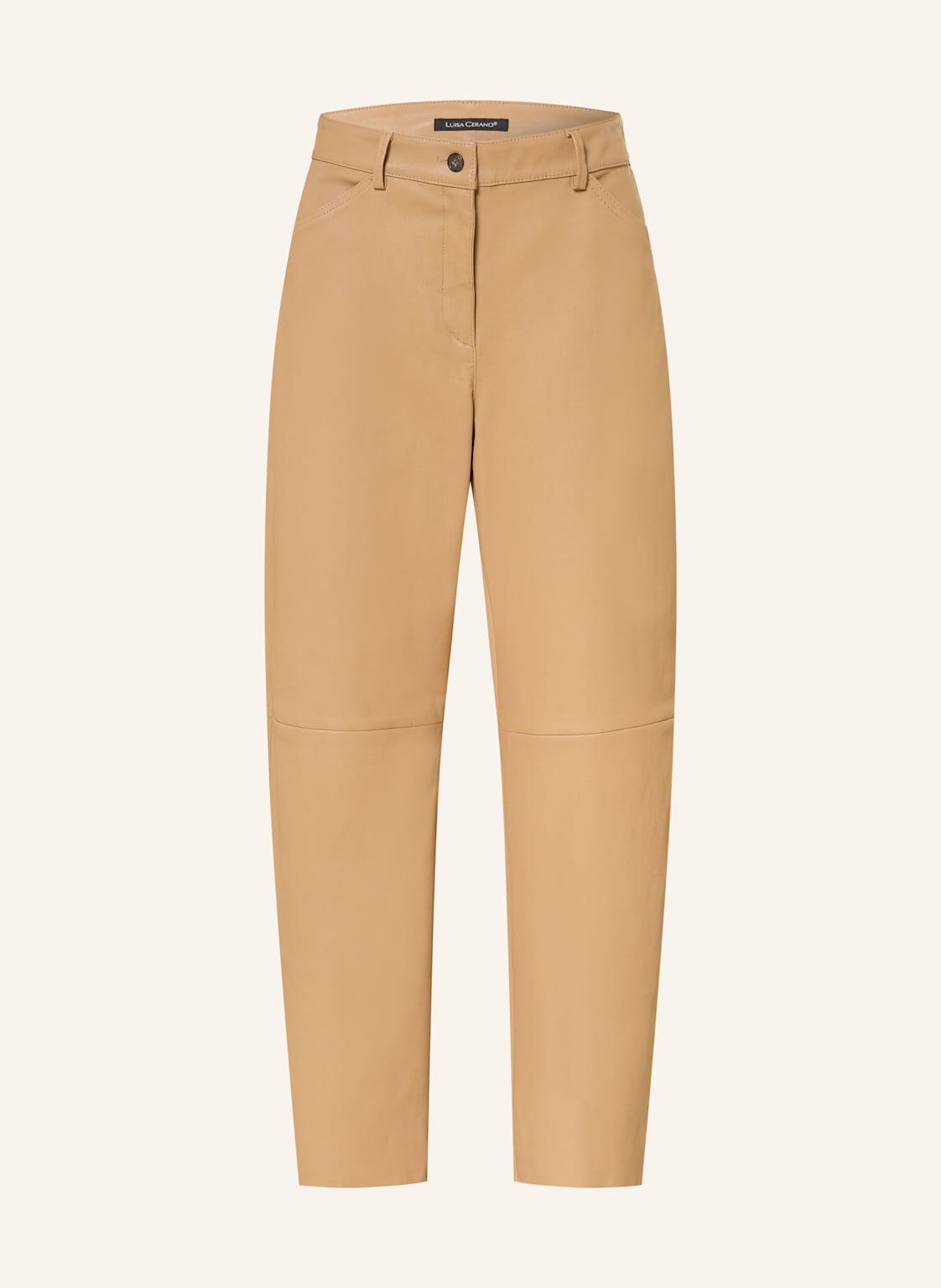 Luisa Cerano Lederhose beige von LUISA CERANO