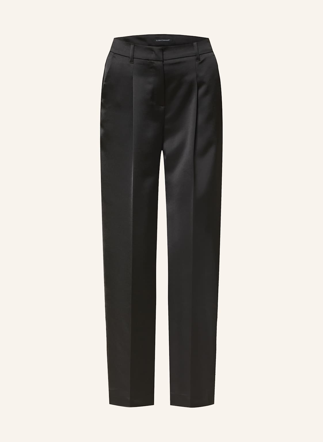 Luisa Cerano Marlenehose Aus Satin schwarz Luisa Cerano Marlenehose Aus Satin schwarz von LUISA CERANO