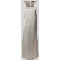 Luisa Cerano Midikleid im ärmellosen Design in Silber, Größe 38 von LUISA CERANO