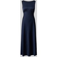 Luisa Cerano Midikleid mit U-Boot-Ausschnitt in Marine, Größe 44 von LUISA CERANO