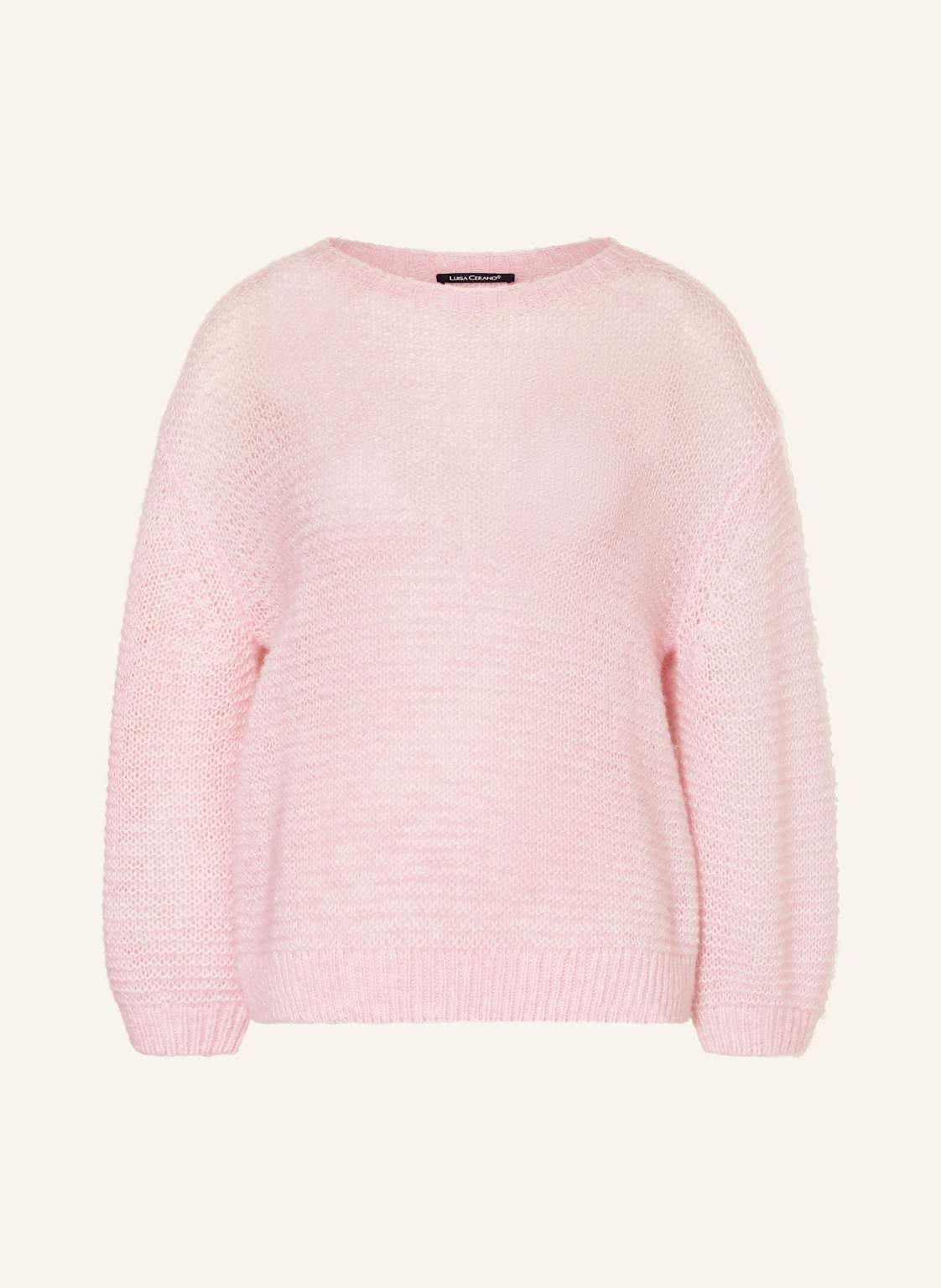 Luisa Cerano Pullover Mit Alpaka rosa von LUISA CERANO