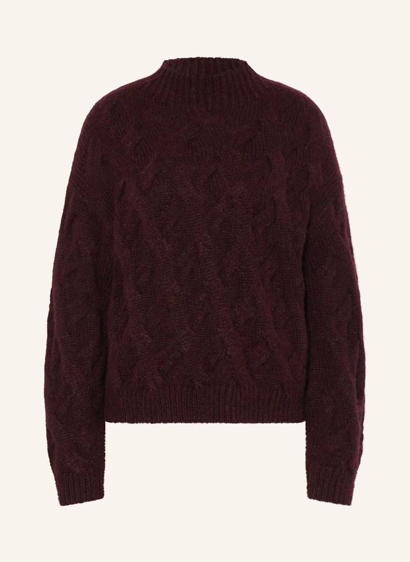 Luisa Cerano Pullover Mit Alpaka rot von LUISA CERANO